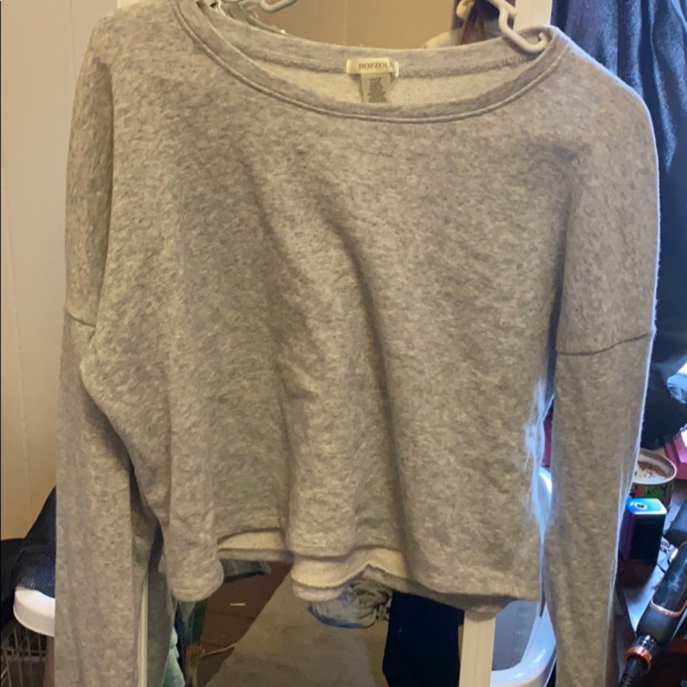 Sweater crop top